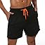 SILKWORLD Men's Swim Trunks Quick Dry Beach Shorts with Pockets | mesh lining, dry fast, adjustable waist, side pockets, comfort,well made,swimming,beach shorts, water sports,vacation trips
