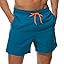 SILKWORLD Men's Swim Trunks Quick Dry Beach Shorts with Pockets | mesh lining, dry fast, adjustable waist, side pockets, comfort,well made,swimming,beach shorts, water sports,vacation trips
